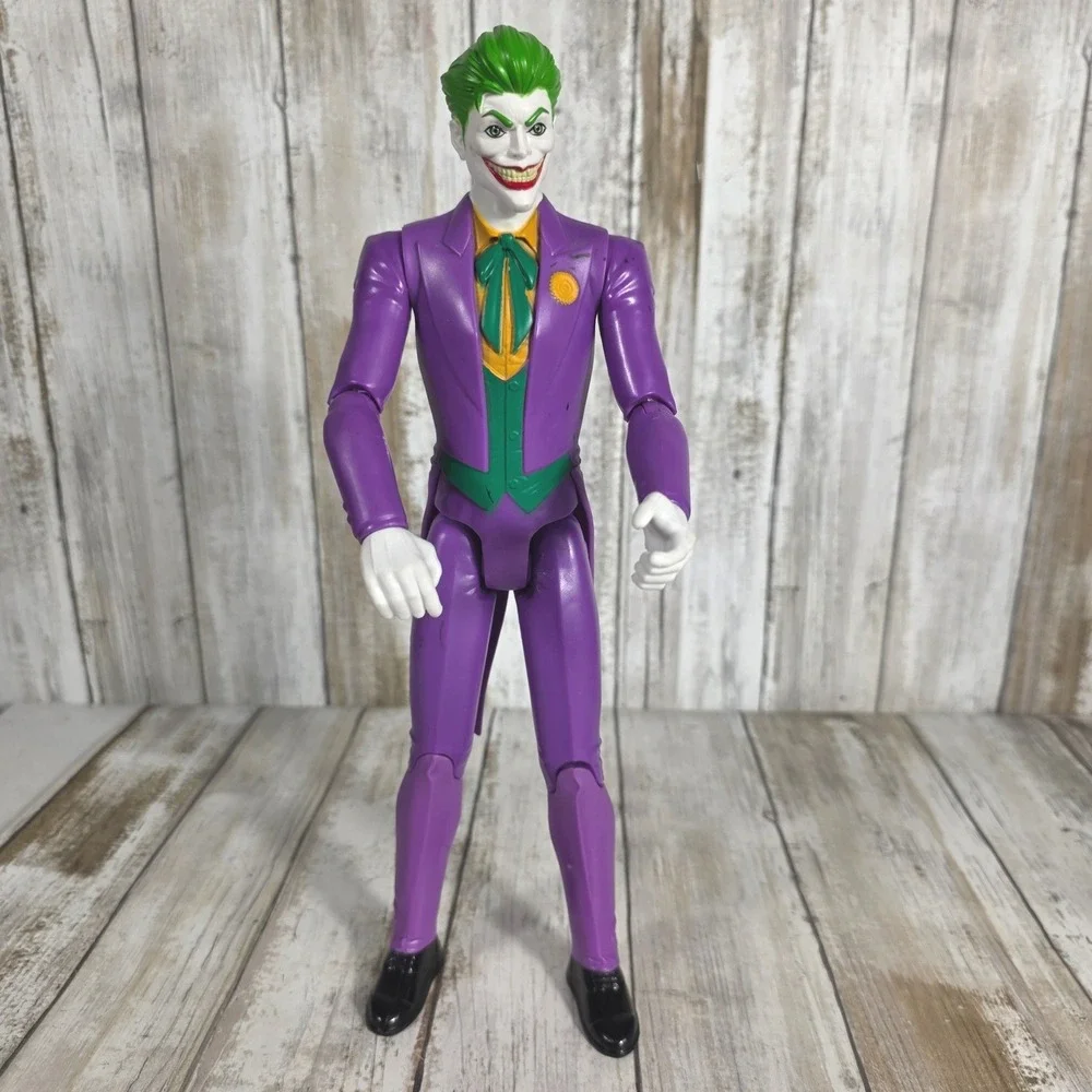 DC Comics Joker Action Figure Lot 12 Inch Spin Master and Imaginext Batman Toy
